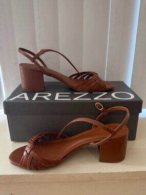Arezzo - Nina Mid Block Heel Sandals